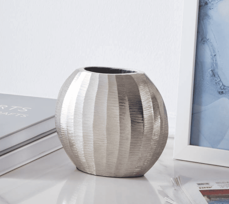 Ваза декоративная Абукай никель 421052_2