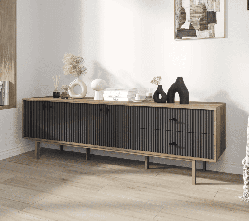 Тумба-комод Emerson черный/коричневый EM04/7024/L_3