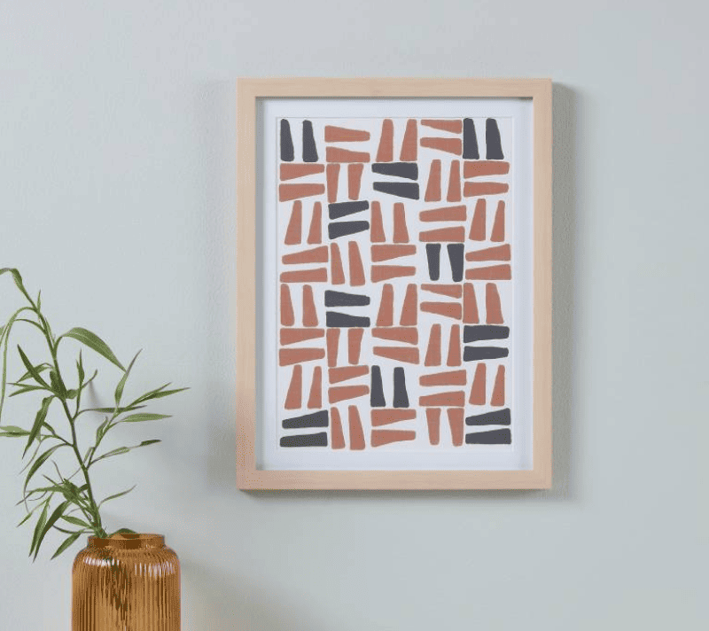 Картина ROBERVAL белый/красный/бежевый 423087_2