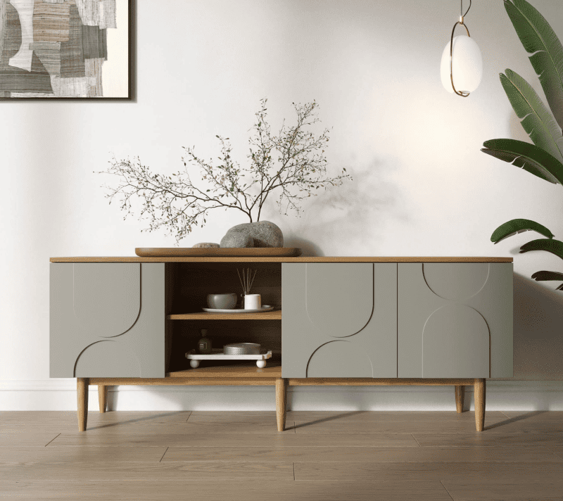 Тумба Arka серый/бежевый AR10-F2_1