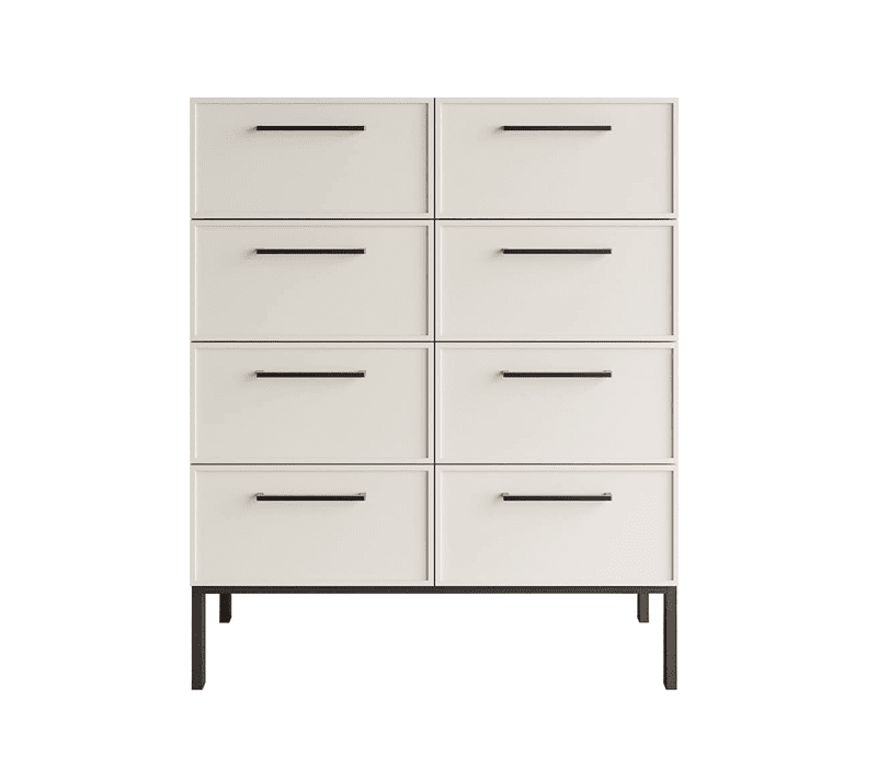 Комод Nicole белый NEM20