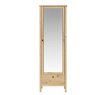 Шкаф с зеркалом Хельга дуб артизан SZF1W1S/60