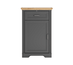 Тумба Жасмин графит/дуб артизан KOM1D1S