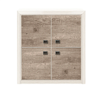 Тумба Коен ясень снежный КОМ4D