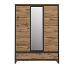 Шкаф Лофт дуб вотан SZF3D2S