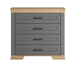 Комод Марсель дымчатый алмаз KOM4S