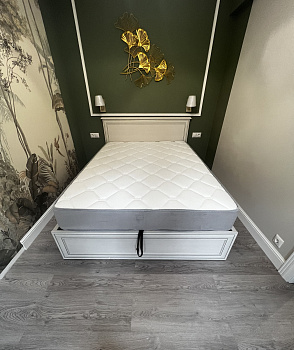 Кровать с подъемным механизмом Tiffany вудлайн кремовый 140x200
