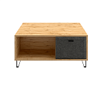 Стол журнальный Грейс дуб наварра/графит LAW2D