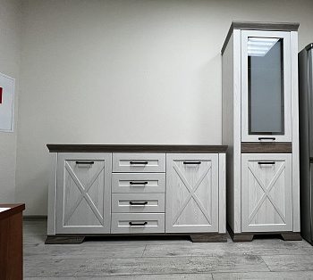 Тумба-комод Marselle ясень снежный