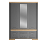 Шкаф Марсель дымчатый алмаз SZF5D2S