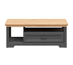 Стол журнальный Жасмин графит/дуб артизан LAW1S