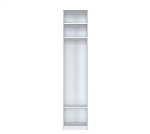 Корпус шкафа Моби белый REG1D/50