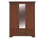 Шкаф с зеркалом Кентаки каштан SZF5D2S