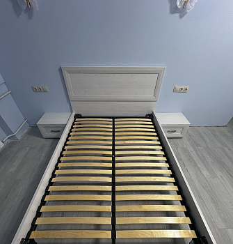 Тумба прикроватная Malta лиственница сибирская/орех лион