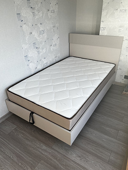 Кровать с подъемным механизмом Vinati персидский жемчуг/амарок 120