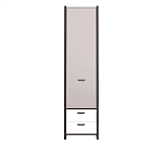 Шкаф Кристофф серый REG1D2S