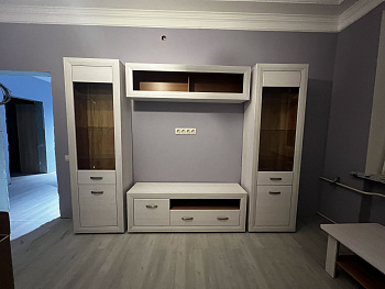 Шкаф навесной Malta лиственница сибирская/орех лион SFW/15