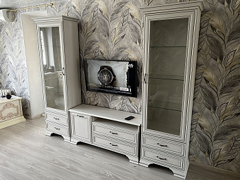 Тумба под телевизор Tiffany вудлайн кремовый RTV 1D2SN