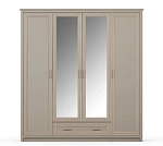 Шкаф с зеркалом Классик глиняный серый SZF2D2L1S