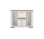 Тумба-витрина Марсель ясень снежный KOM2W3S1K