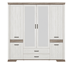 Шкаф Марсель ясень снежный SZF6D2S