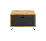 Тумба для обуви Грейс дуб наварра/графит KOM1K