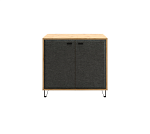 Тумба Грейс дуб наварра/графит KOM2D