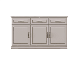 Тумба-комод Флоренция персидский жемчуг KOM3D3S